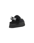 Mules Funkette in pelle nera
