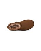 Bottines en cuir Ultra Mini Nubuck marron foncé