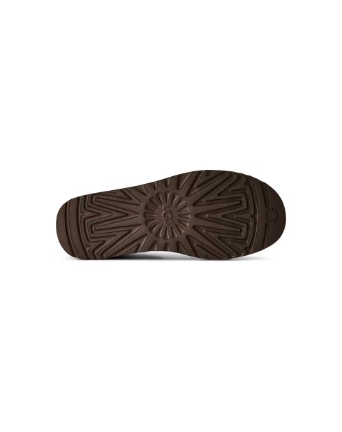 Bottines en cuir Ultra Mini Nubuck marron foncé