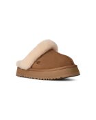Pantoletten Chestnut Disquette aus Leder