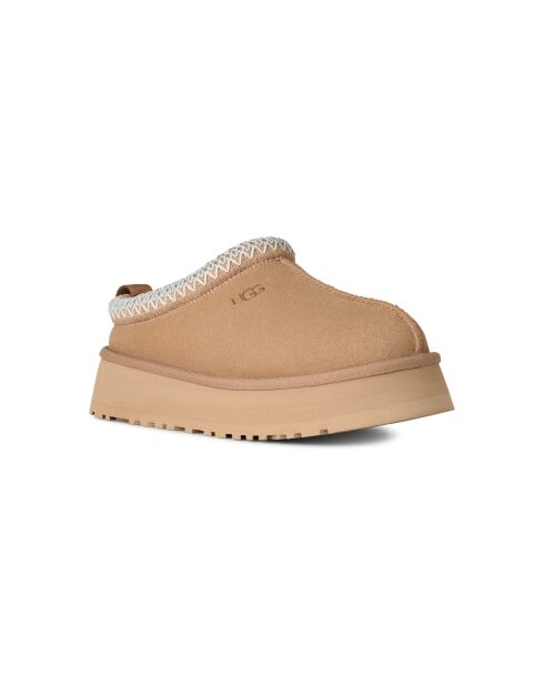 Zapatillas Tazza II de piel y arena