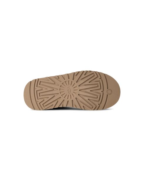 Ciabatte Tazza II in pelle color sabbia