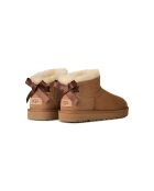 Bottines en cuir Ultra Mini Bailey Bow châtaigne