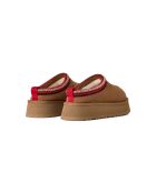 Zapatillas Tazza II de piel castaña