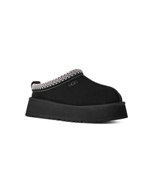 Zapatillas Tazza II de piel negra