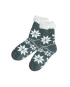 Paire de chaussettes antidérapantes à motifs de Noël - 38x2x9 cm