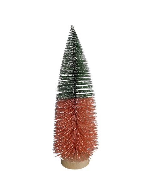 6 piezas de árbol de Navidad de mesa multicolor