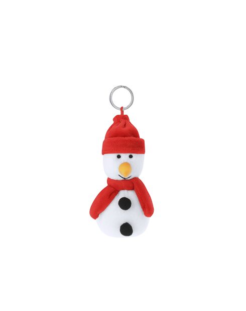 Porte-clés Cardix à motif bonhomme de neige multicolore - 6x3x9 cm