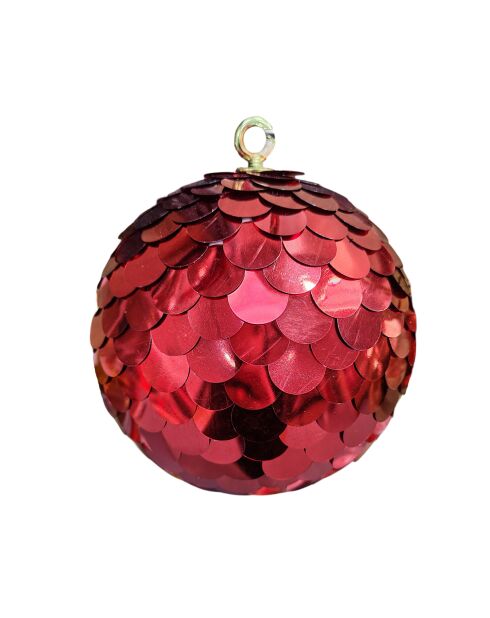 Diga a sfera in scala rossa - 15 cm
