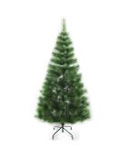 Einfacher grüner Faser-Weihnachtsbaum - 80x80x150 cm