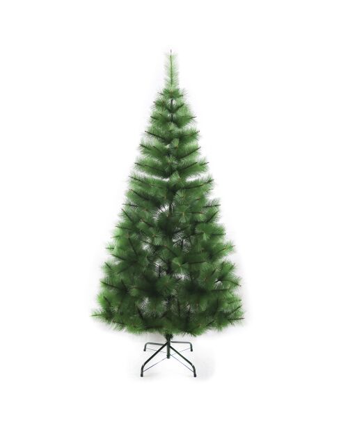 Sapin de Noël  uni en fibre vert - 80x80x150 cm