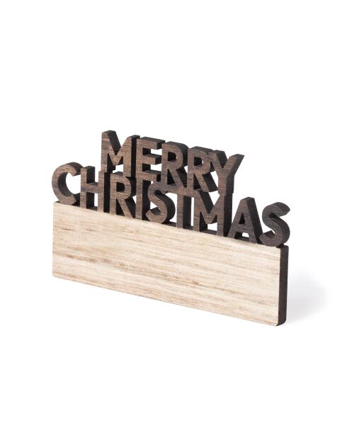 Lot de 10 aimants Rivond Joyeux Noël multicolores - 6.1x1x4.3 cm