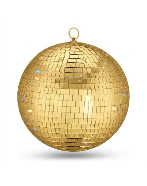 Boule miroir Lady dorée – 25 cm