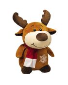 Peluche de Noël marron