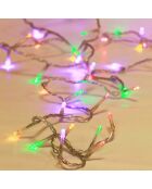 Guirlande micro LED 240 lumières multicolores - 1915x1x1 cm
