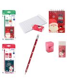 6 pièces de Coffret de papeterie de Noël multicolores  - 11x3x25 cm
