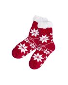 Paire de chaussettes antidérapantes à motifs de Noël - 38x2x9 cm