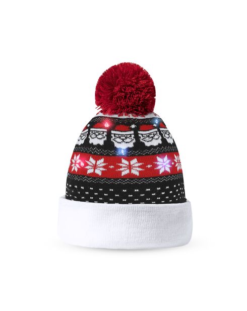 Cappello natalizio Plumex con 6 luci LED multicolori - 31×2×40 cm