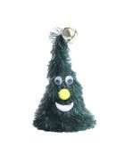 Albero di Natale con luce e altalena verde - 6x6x15 cm