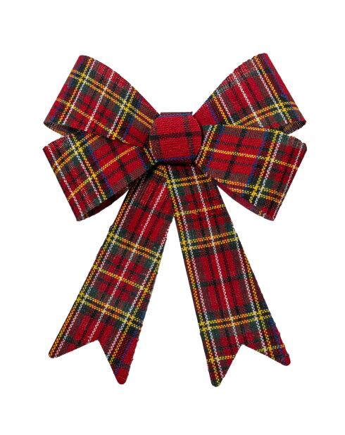 Décoration nœud de Noël  multicolore - 21x5x29 cm