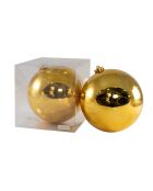 Ciondolo a sfera in oro lucido - 20 cm