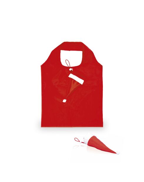 Borsa pieghevole natalizia rossa Palmi - 38x0,5x39 cm