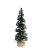6 pièces de sapin de noel de table vert