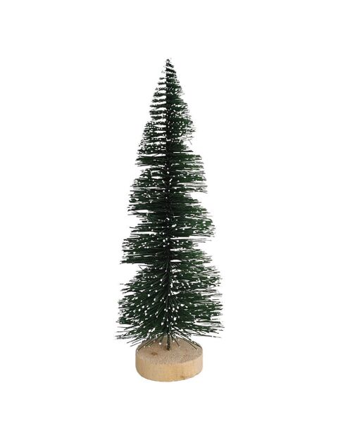 6 pièces de sapin de noel de table vert