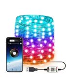 Bande LED RGB avec contrôle via application multicolores  - 15 m