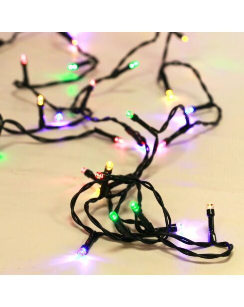 Guirlande micro LED d'extérieur 140 lumières multicolores - 1115x1x1 cm