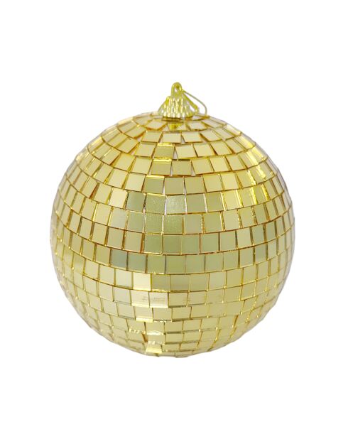 Boule mirroir lady doré - 12CM