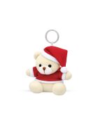 Porte-clés en peluche Roslin motif ours en peluche multicolores  - 8.5x4x9.5 cm