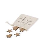 Juego de tres en raya de madera Bronso Christmas, 12,5 x 2 x 15,5 cm