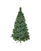 Sapin de Noël enneigé vert - 80x80x150 cm