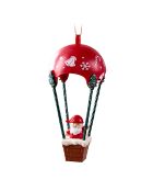 Décoration de sapin de Noël Montgolfière multicolores