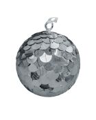 Pendentif boule argentée - 15 cm