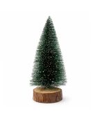 Set mit 12 grünen Christbaumschmuckstücken — 15 cm
