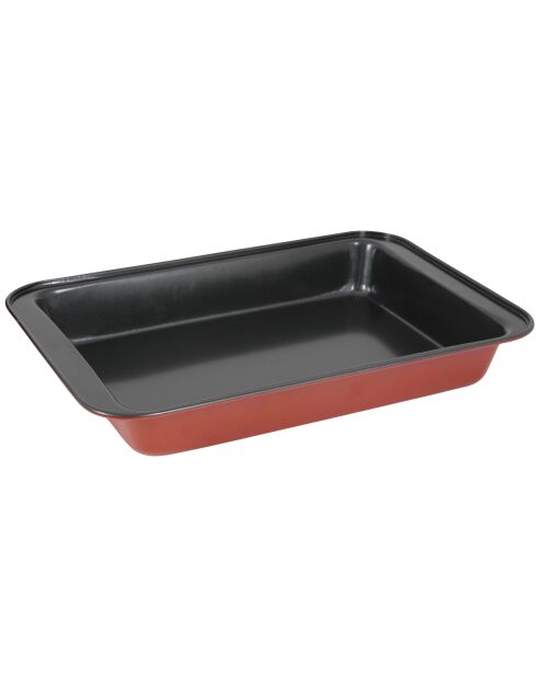 TEGLIA DA FORNO IN ACCIAIO 37x26x5 CM