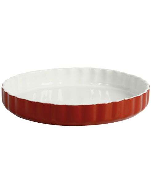 Moule à tarte céramique four framboise - D.28 cm