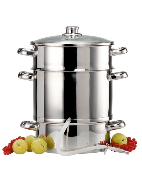 Extracteur de jus inox - 26 cm