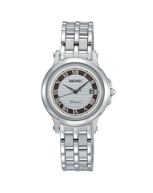Montre Quartz Femme en Acier argentée