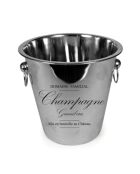 Seau à champagne acier - D.22 cm