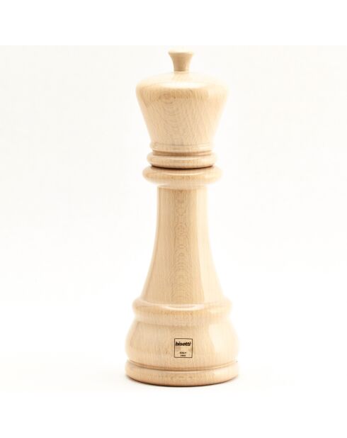 MOULIN A EPICES ROI D'ECHEC BLANC LAQUE 23 CM