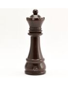 MOULIN A EPICES REINE D'ECHEC NOIR LAQUE 23 CM