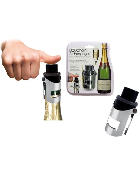 Bouchon champagne acier - 8cm