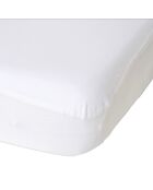 Protège-matelas éponge imper-respirant blanc