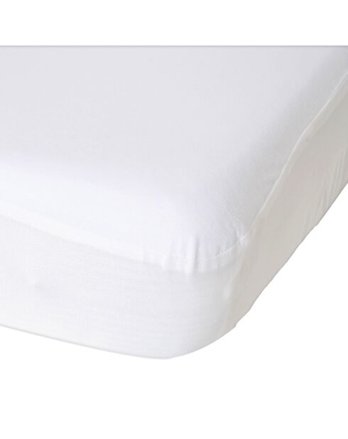 Protège-matelas éponge imper-respirant blanc