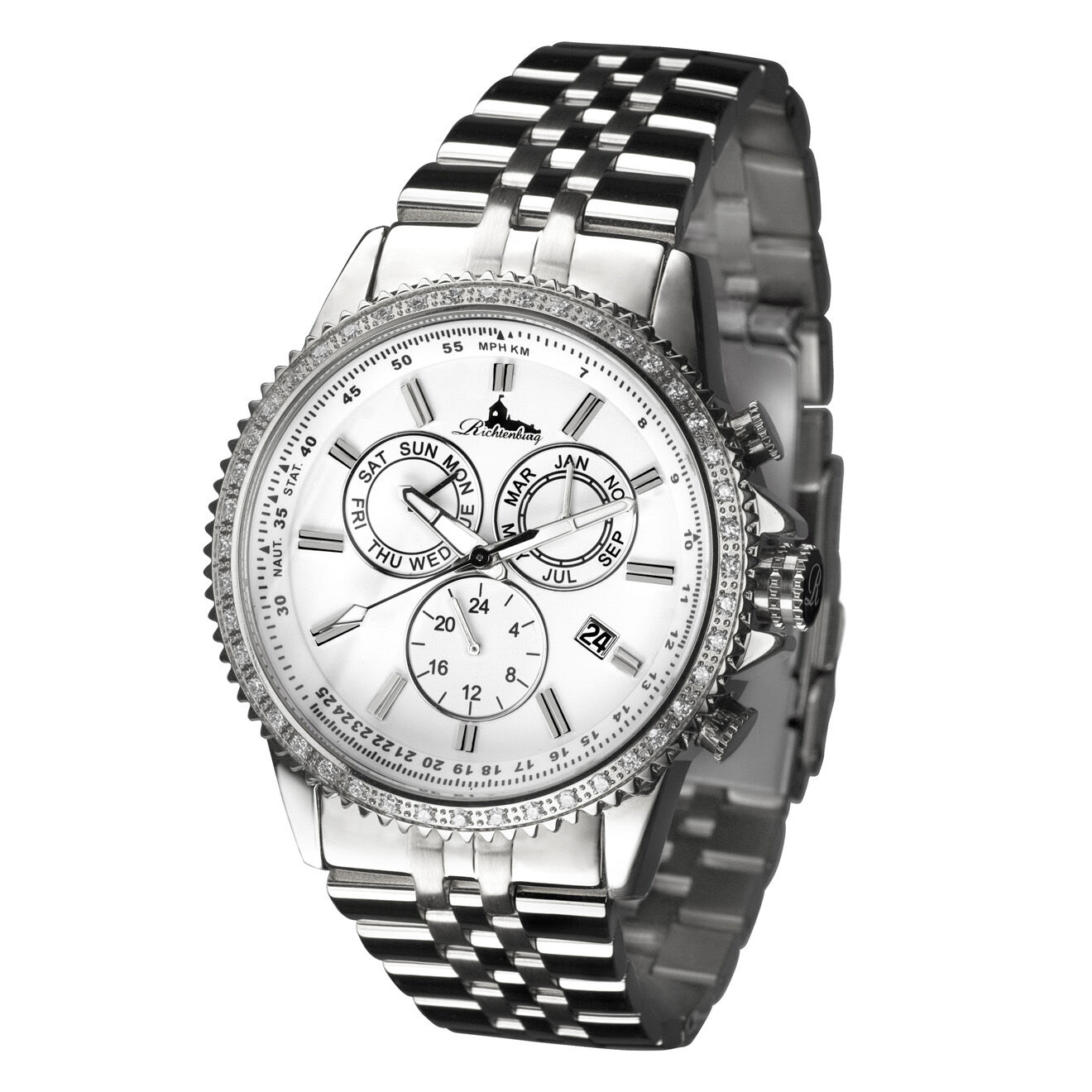 Montre automatique Femme en Acier Cassiopeia argentée Vente