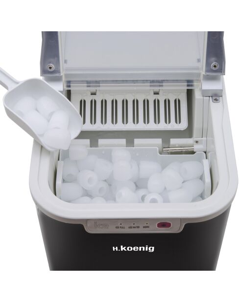 Machine à glaçon Winkel noire - 12 kg