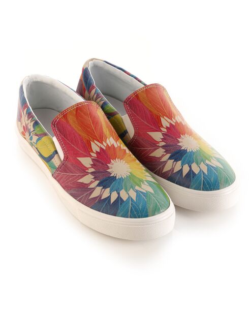 Slip on automne multicolores